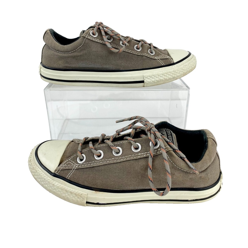 Converse All Star Tennis Shoes Junior 3 Trainers Sneakers 35 Flats Brown LKNU